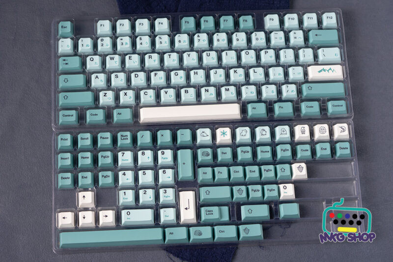 Keycap Iceberg băng trôi, cherry profile PBT - Ảnh 2