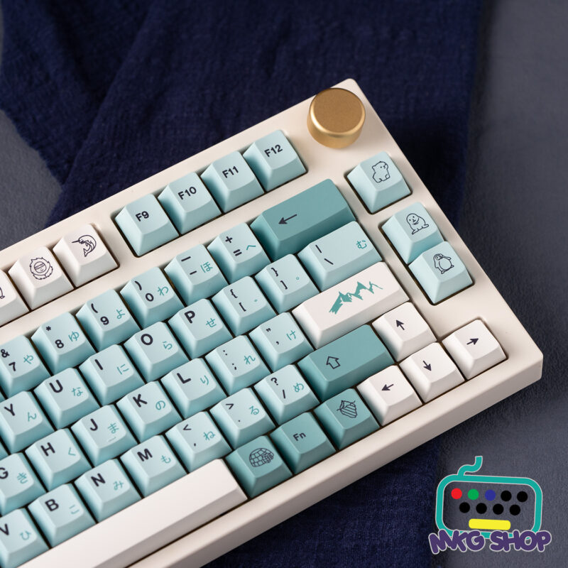 Keycap Iceberg băng trôi, cherry profile PBT - Ảnh 3