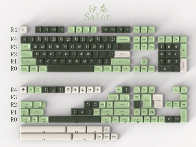 Keycap SA Salon, ABS doubleshot - Ảnh 2
