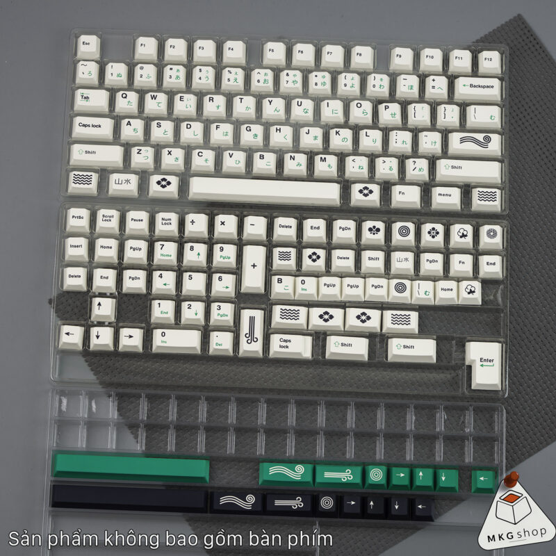 Keycap Zen PBT dyesub cherry profile - Ảnh 2