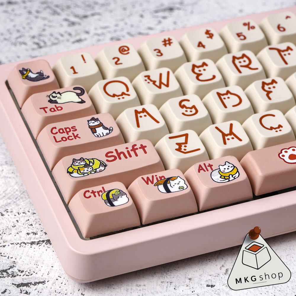 Keycap Cat Planet, XDA profile PBT