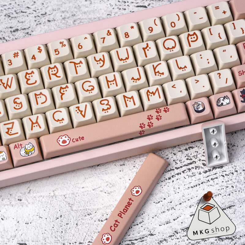 Keycap Cat Planet, XDA profile PBT - Ảnh 5