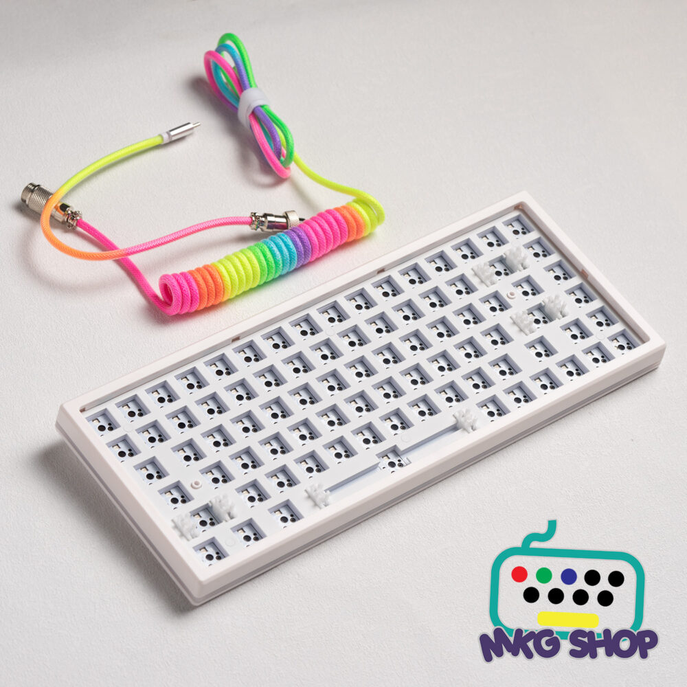 Keycool Y84 led viền Bluetooth 5.0, Type C, Wireless 2.4g, hot swap RGB