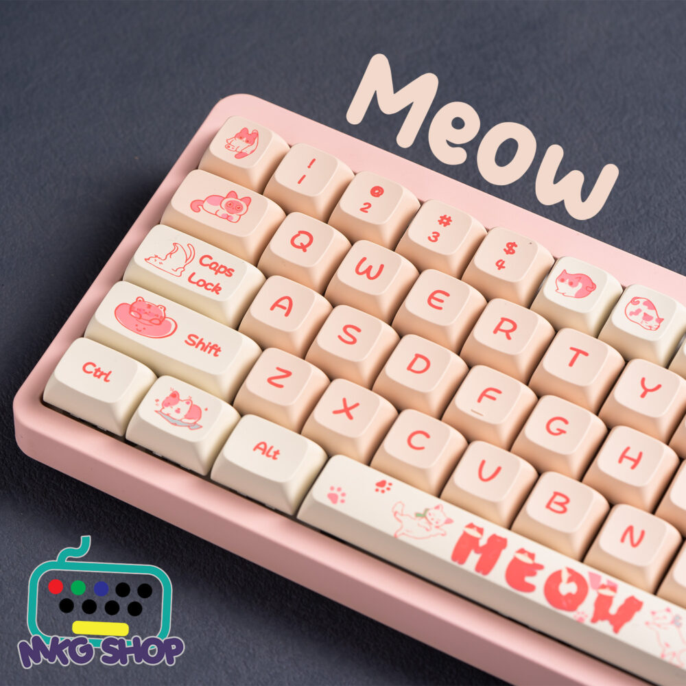 Keycap Meow XDA profile PBT dyesub