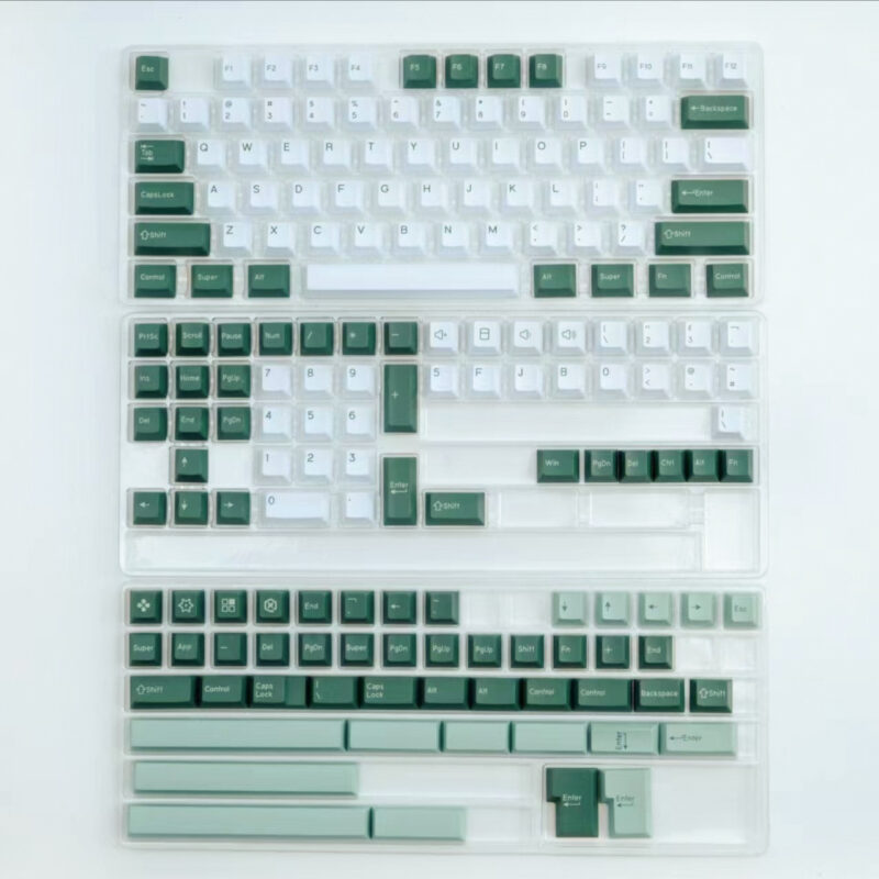 Keycap Botanical PBT doubleshot, cherry profile - Hình ảnh 4