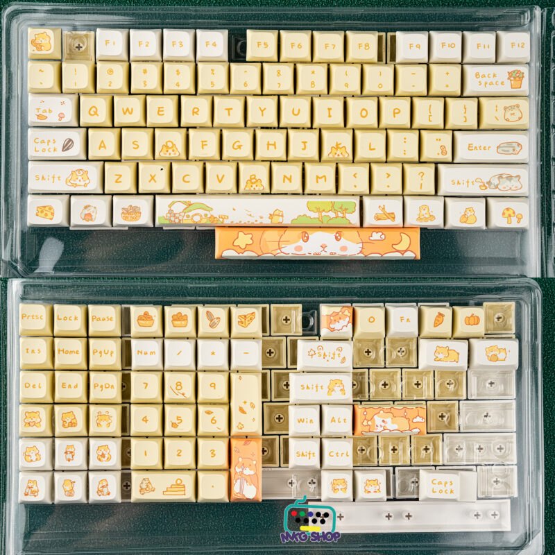 Keycap XDA Hamster PBT dyesub - Hình ảnh 2