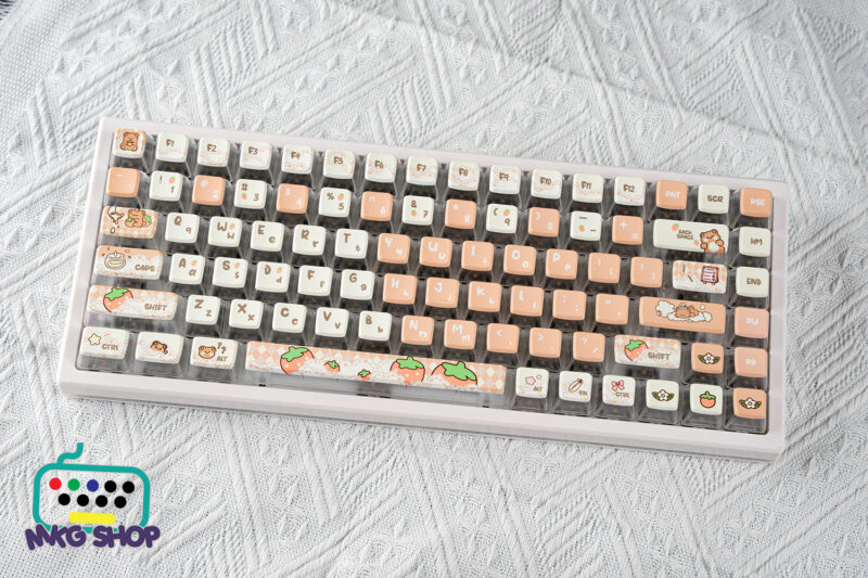 Keycap Gấu Dâu, MDA profile PBT - Hình ảnh 3