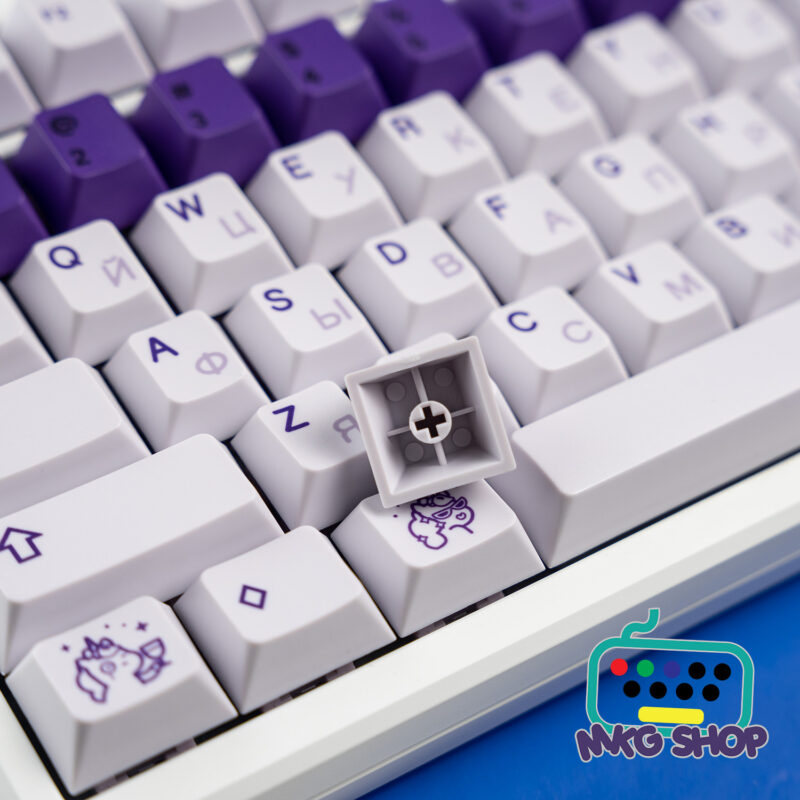 Keycap Purple 02, PBT dyesub, cherry - Hình ảnh 4