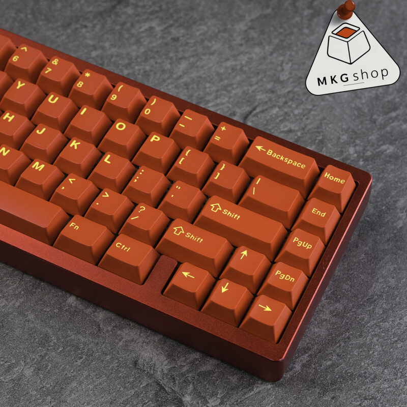 Keycap Việt Nam theme đỏ chữ vàng | ABS doubleshot | Cherry profile