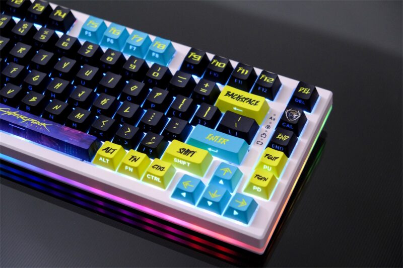 Keycap Cyber Punk 2077 | PBT doubleshot xuyên led | Cherry profile - Ảnh 6