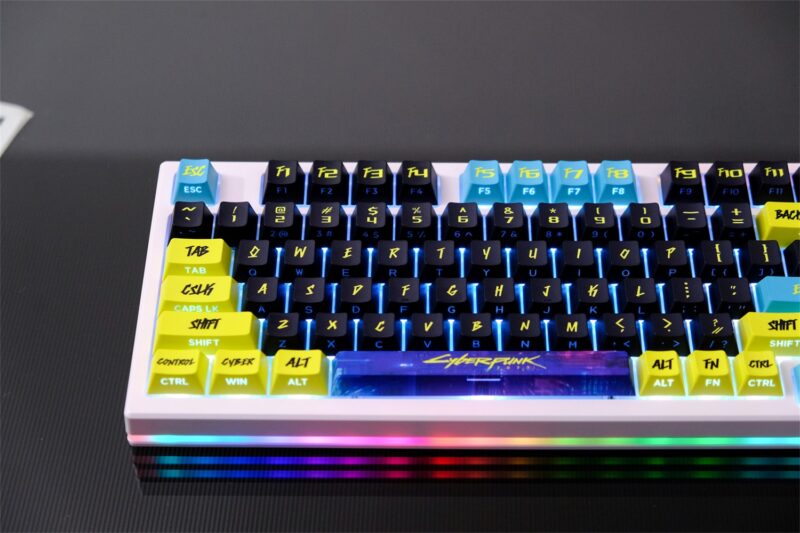Keycap Cyber Punk 2077 | PBT doubleshot xuyên led | Cherry profile - Ảnh 7
