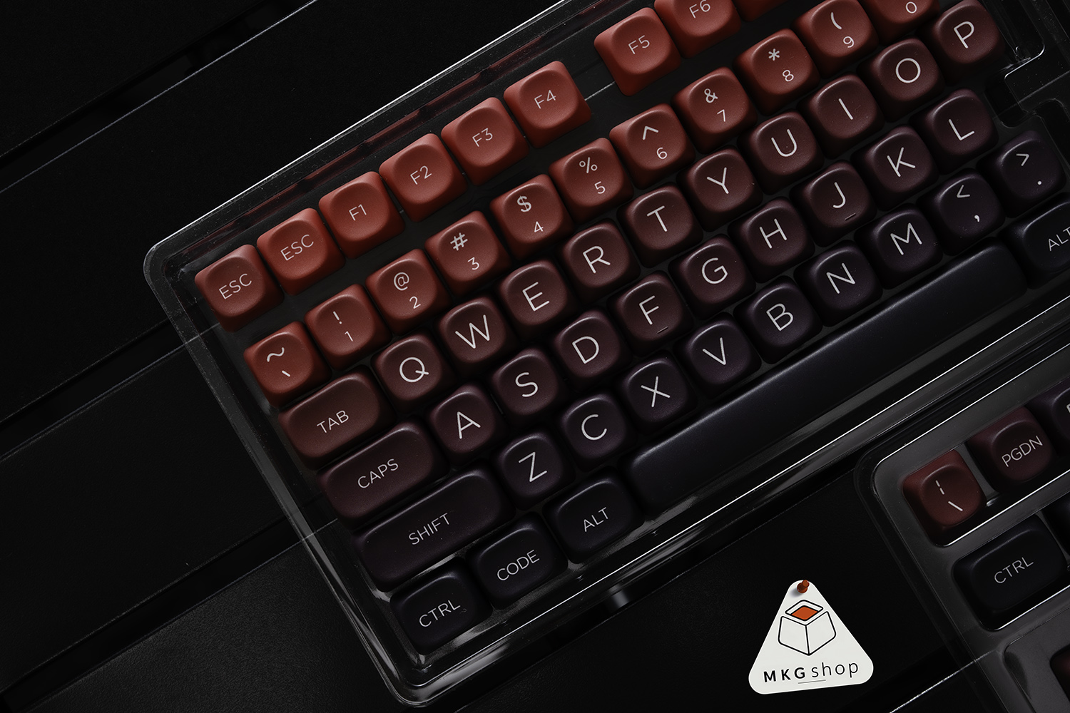 Keycap Red Rising | MOA profile | PBT dyesub - Ảnh 3