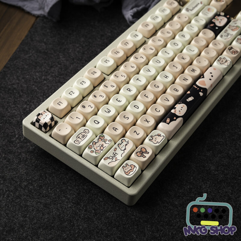 Keycap Little Rabbit | PBT dyesub | MOA profile - Hình ảnh 5