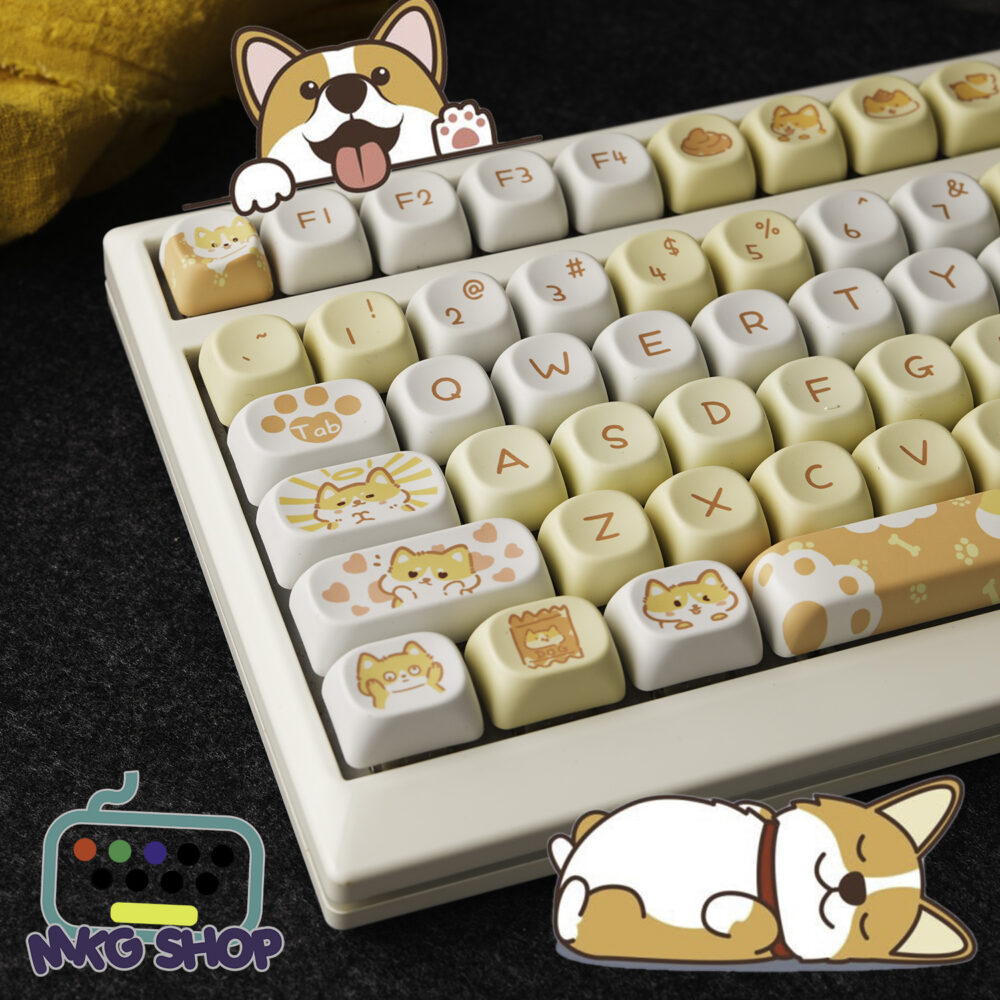 Keycap Corgi | PBT dyesub | MOA profile