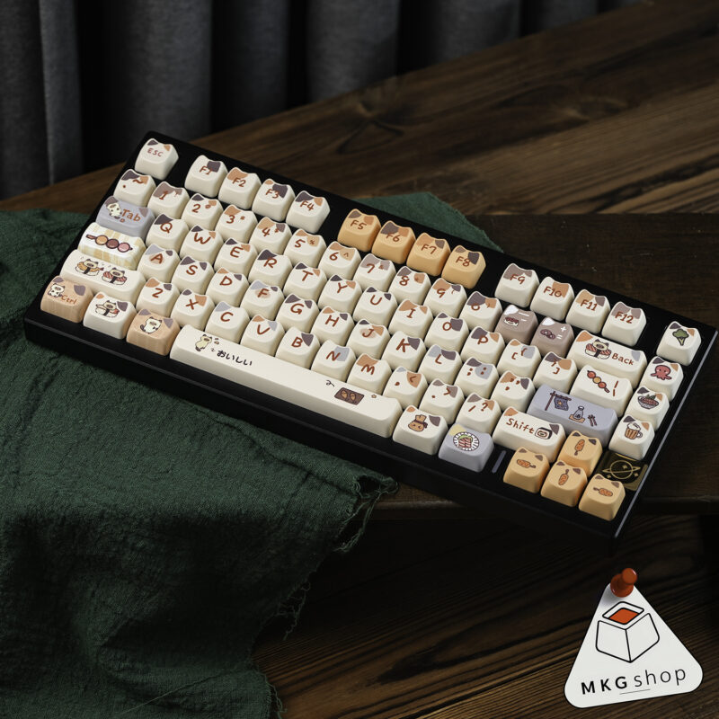 Keycap Tai Mèo MAO Japan | PBT dyesub - Ảnh 7