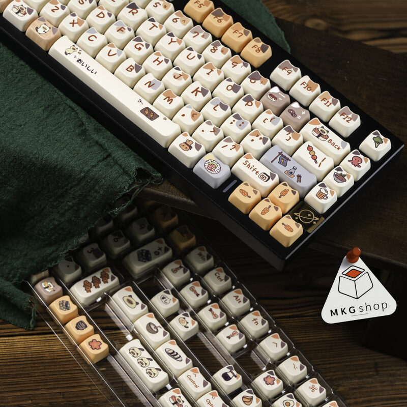 Keycap Tai Mèo MAO Japan | PBT dyesub - Ảnh 5