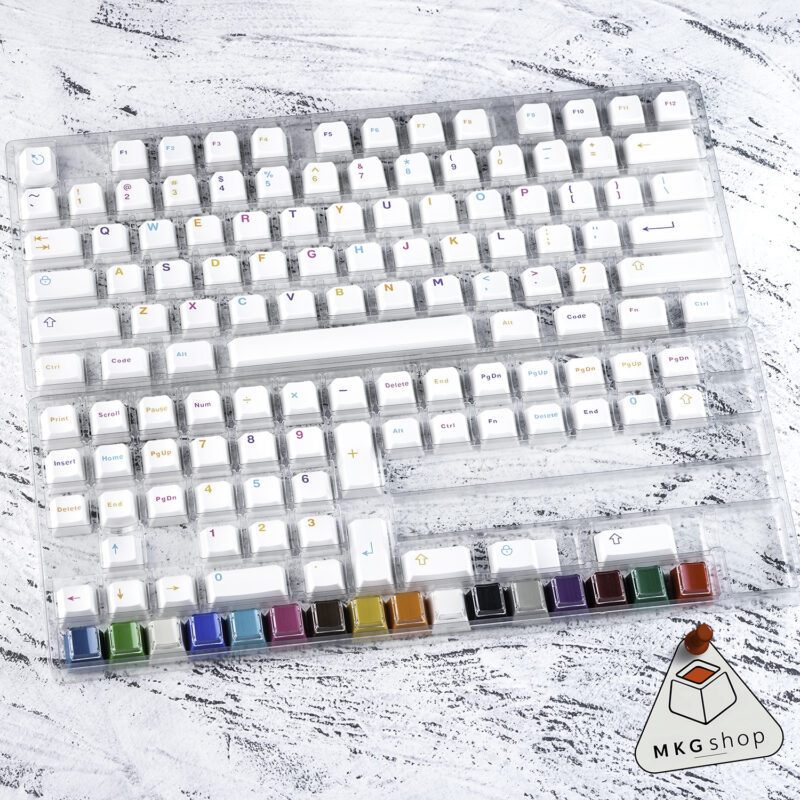 Keycap Mictlan White Aifei | ABS doubleshot | Cherry profile - Hình ảnh 2