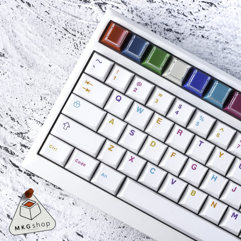 Keycap Mictlan White Aifei | ABS doubleshot | Cherry profile - Hình ảnh 5