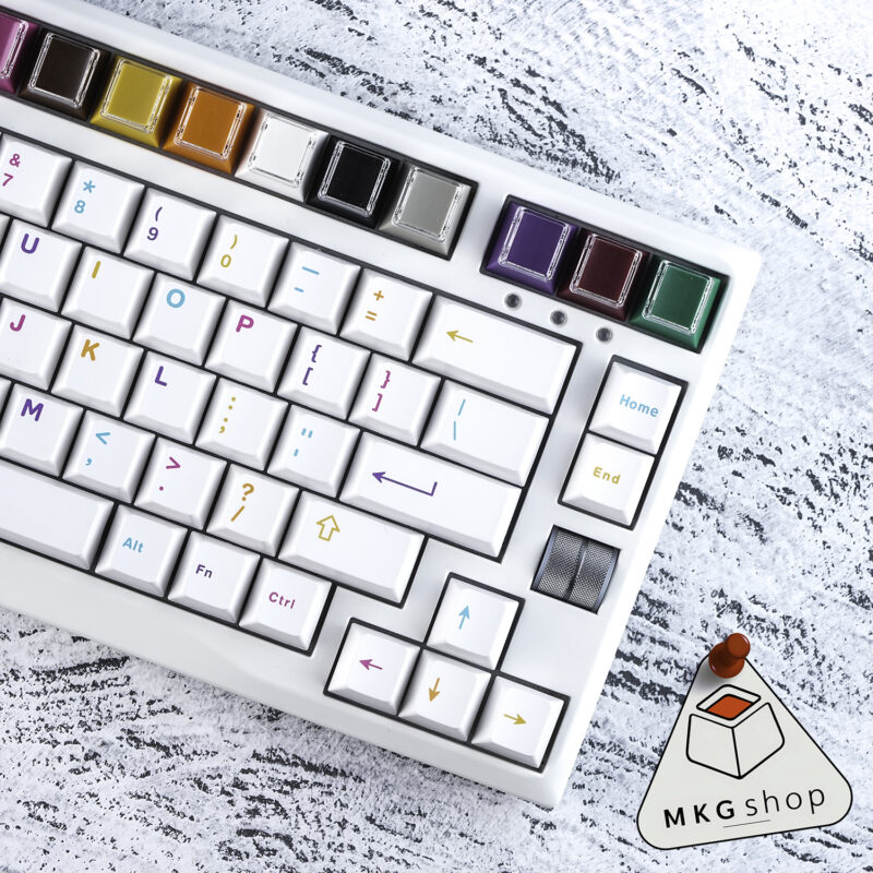 Keycap Mictlan White Aifei | ABS doubleshot | Cherry profile - Hình ảnh 6