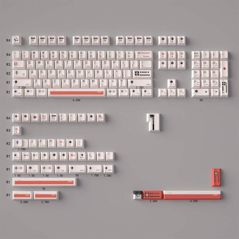 Keycap Mini Coder | PBT dyesub | Cherry profile - Hình ảnh 6