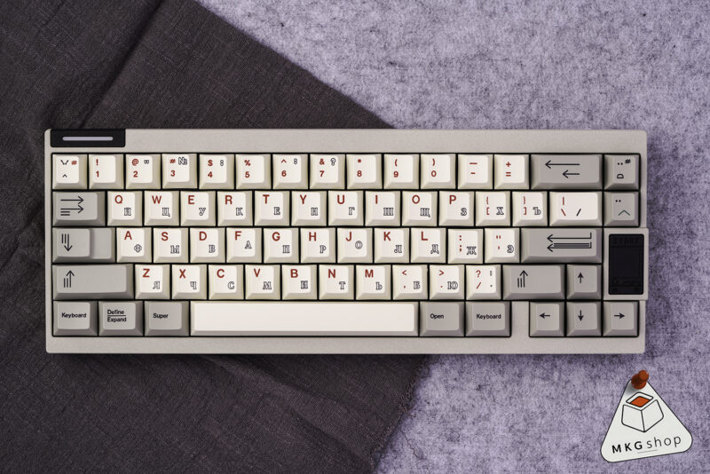 Keycap 6085 - Russian Font - PBT dyesub - Cherry profile - Ảnh 4