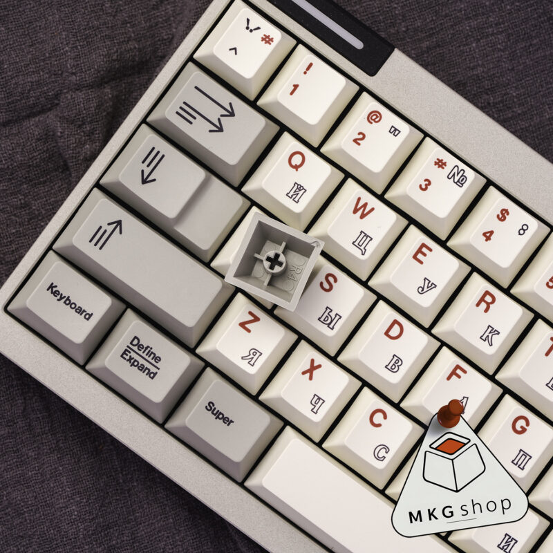 Keycap 6085 - Russian Font - PBT dyesub - Cherry profile - Ảnh 6