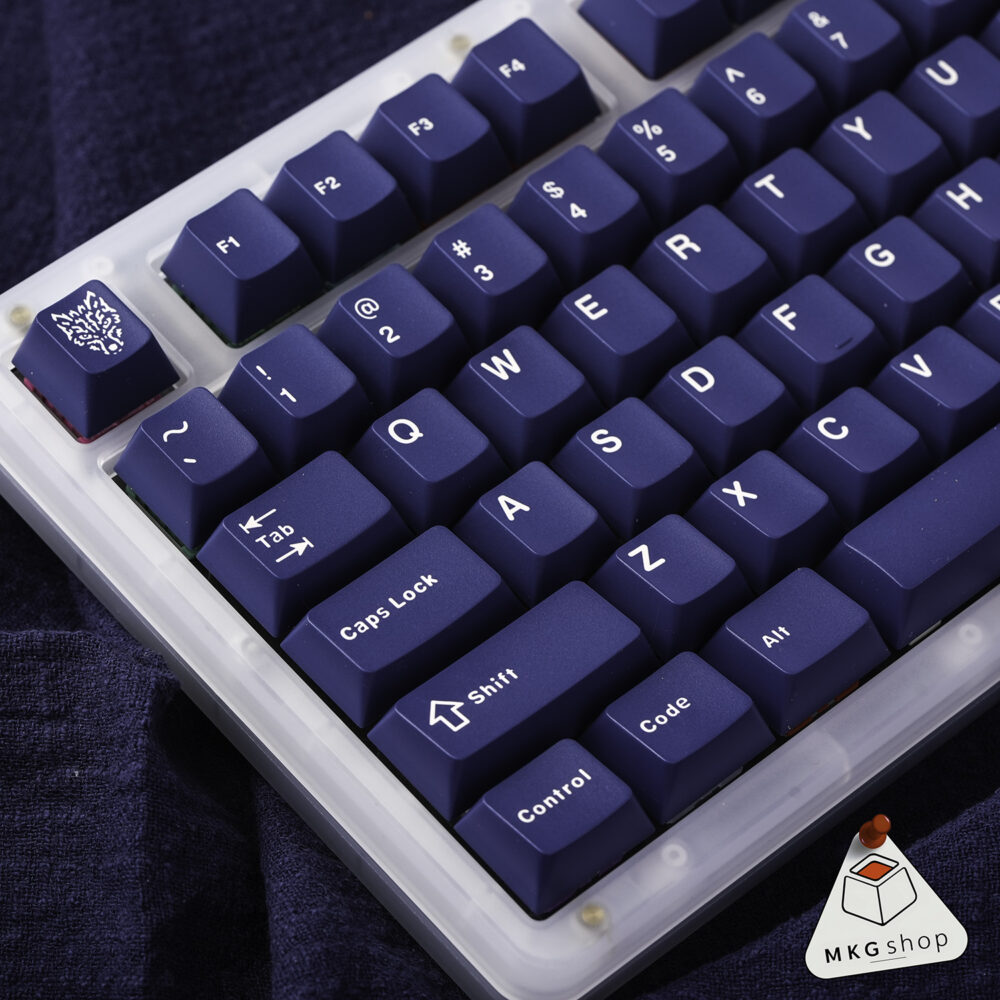 Keycap Aifei xanh tím than | ABS doubleshot | Cherry profile