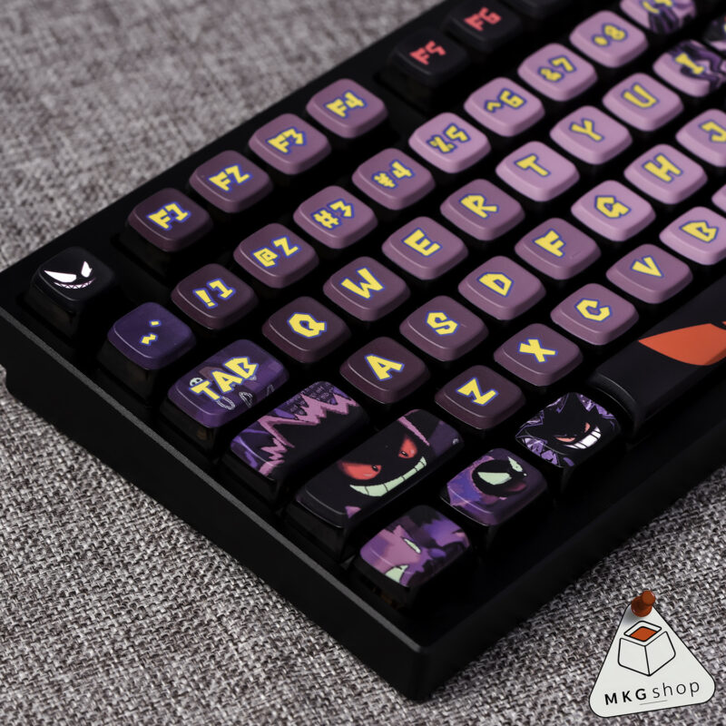 Keycap Gengar Pokemon | PBT dyesub | OEM profile - Hình ảnh 3