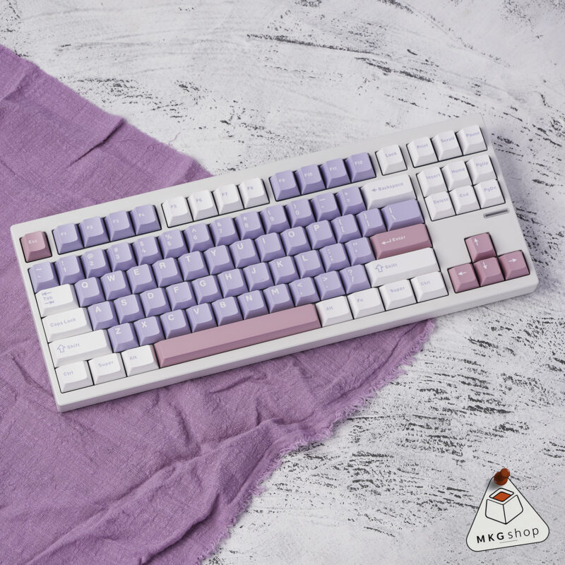 Keycap Lilac PBT doubleshot - cherry profile - Ảnh 6
