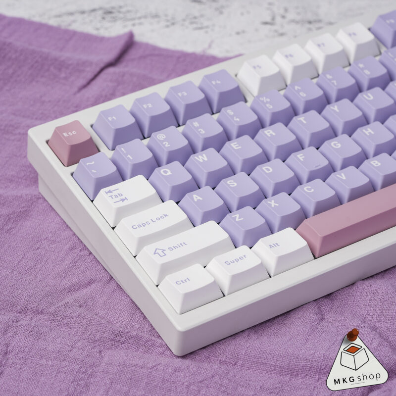 Keycap Lilac PBT doubleshot - cherry profile