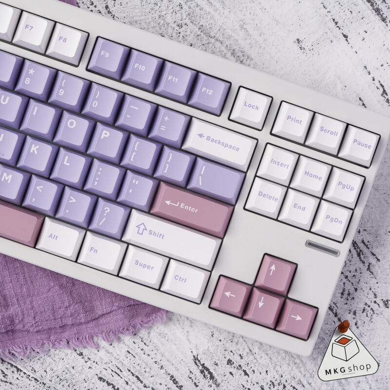Keycap Lilac PBT doubleshot - cherry profile - Ảnh 3