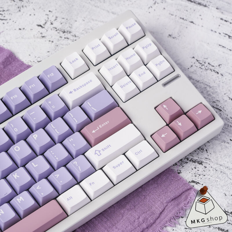Keycap Lilac PBT doubleshot - cherry profile - Ảnh 4