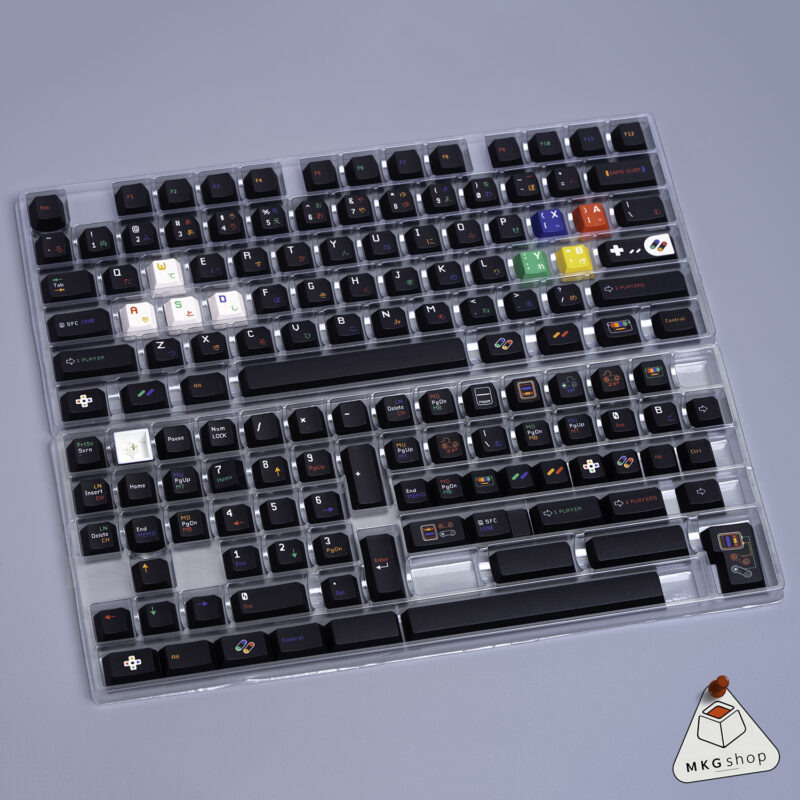 Keycap Nintendo NES Black - PBT dyesub - cherry profile - Ảnh 2