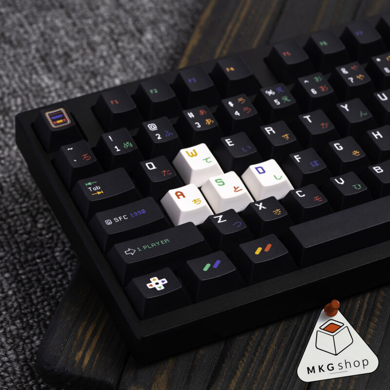 Keycap Nintendo NES Black - PBT dyesub - cherry profile - Ảnh 3