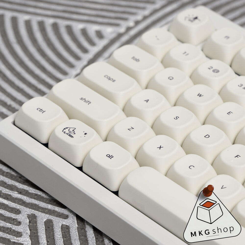 Keycap Mèo mini - MOA profile - PBT dày in dyesub