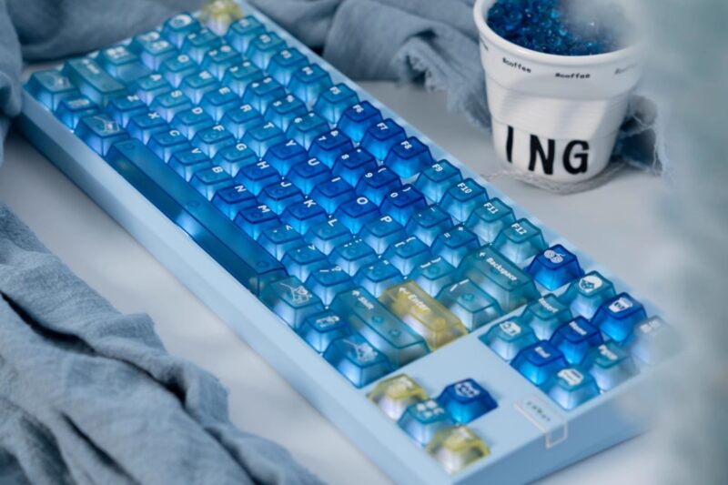 Keycap DeepSea - Cherry profile - Trong suốt xuyên led - Ảnh 10