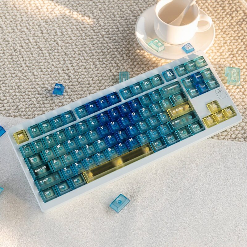 Keycap DeepSea - Cherry profile - Trong suốt xuyên led - Ảnh 4