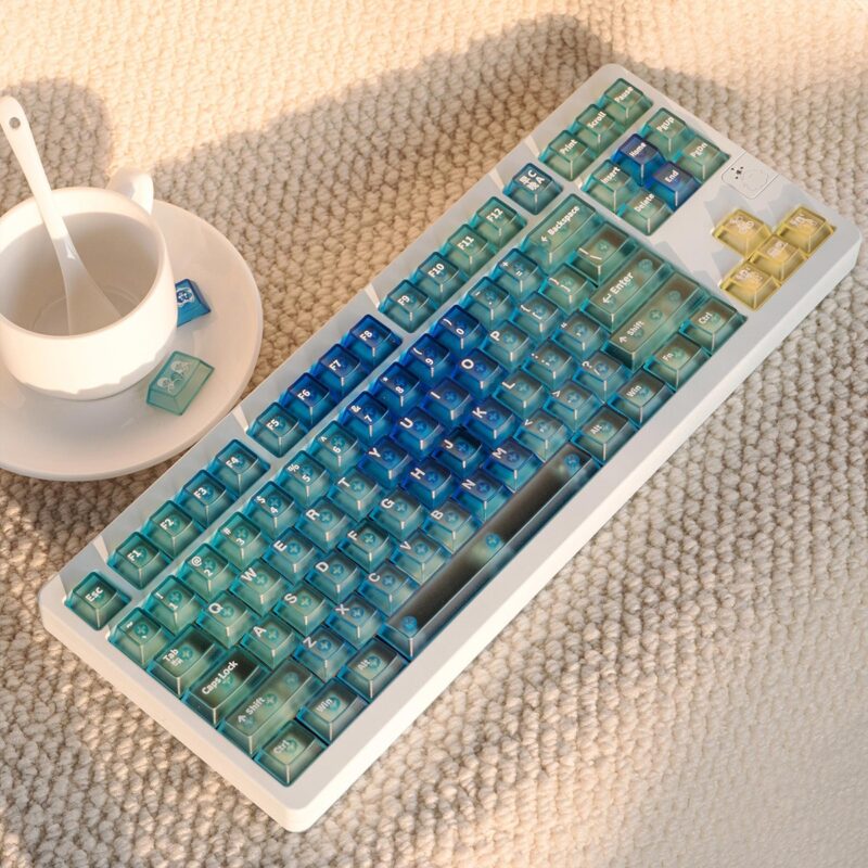 Keycap DeepSea - Cherry profile - Trong suốt xuyên led - Ảnh 7