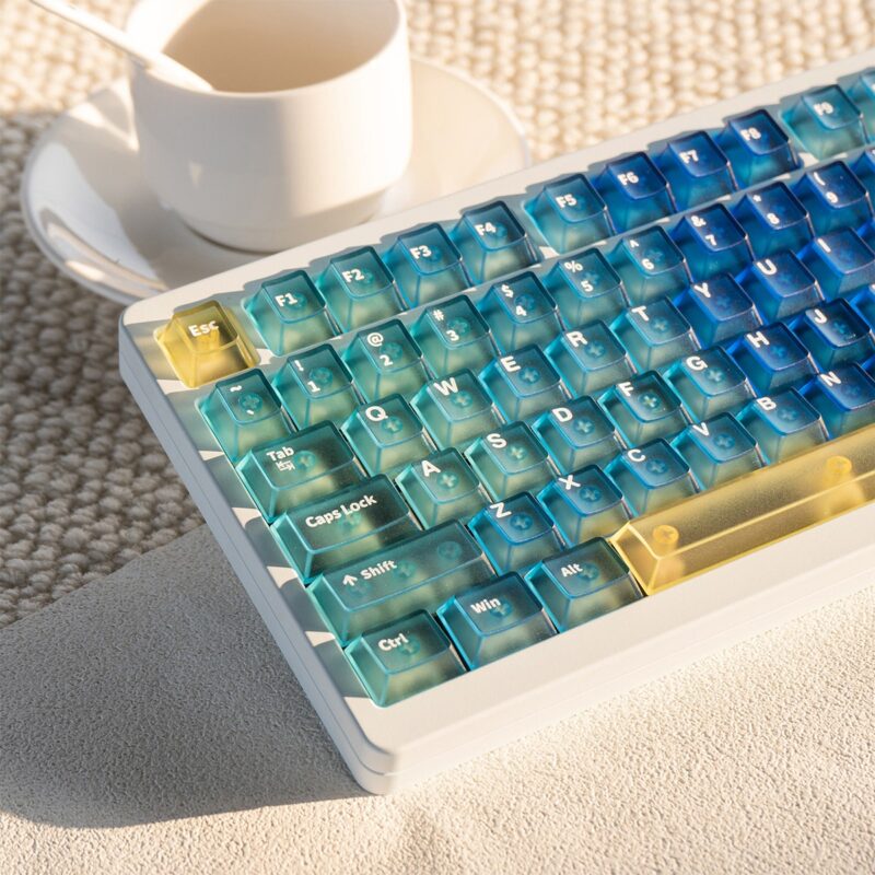 Keycap DeepSea - Cherry profile - Trong suốt xuyên led - Ảnh 3