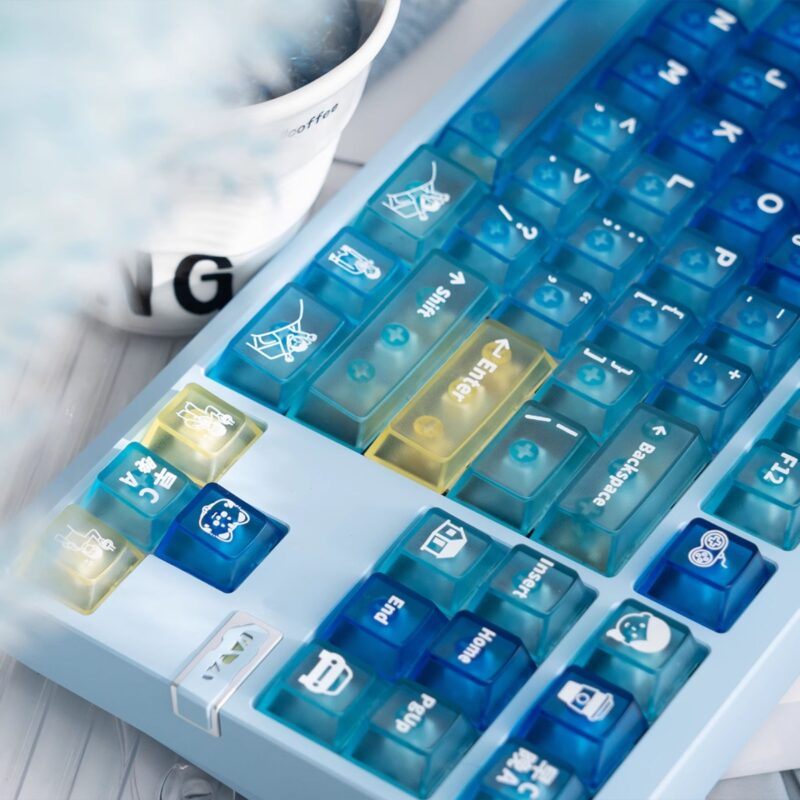Keycap DeepSea - Cherry profile - Trong suốt xuyên led - Ảnh 6