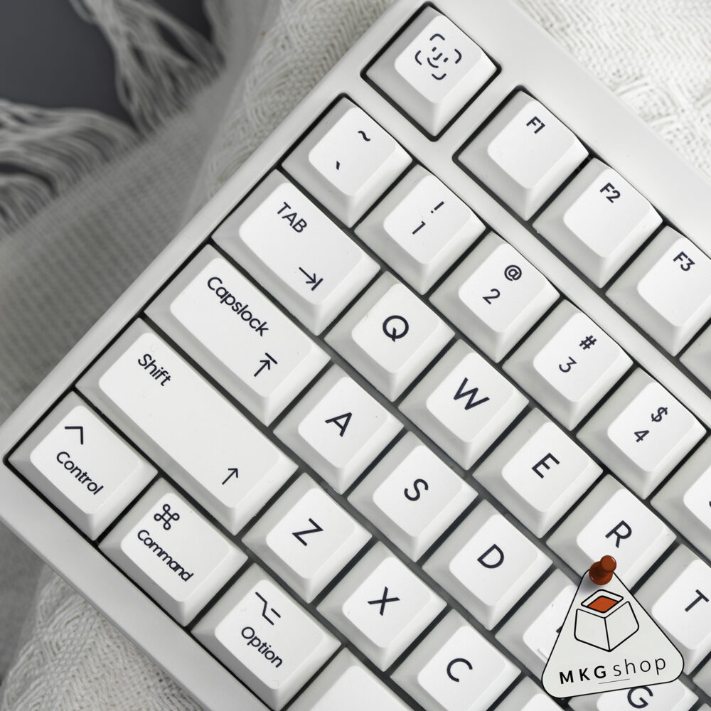 Keycap Mac OS Cherry - PBT dyesub - Cherry profile font tiếng anh đơn ngữ cực rẻ đẹp