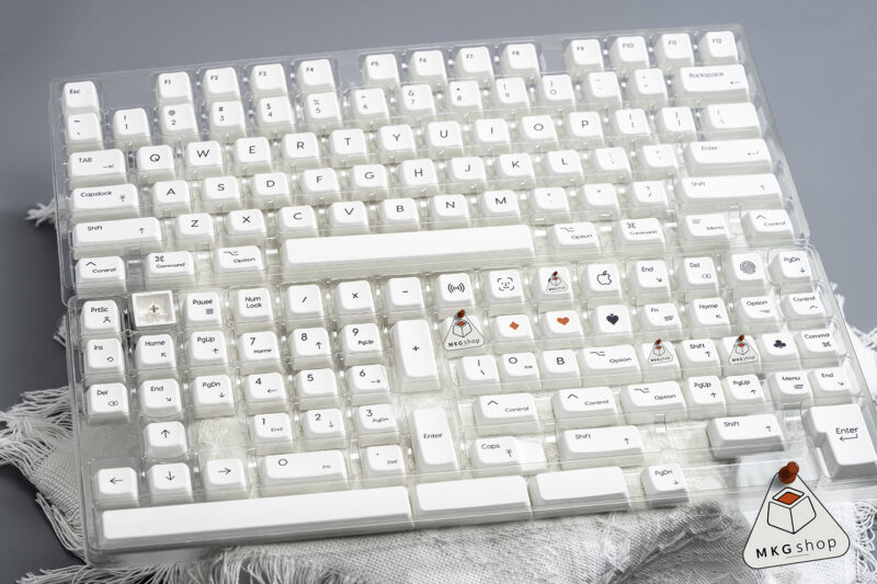Keycap MacOS MDA - PBT dyesb - MDA profile dày dặn, nút bàn phím hỗ trợ Macos 144 nút font đơn ngữ tiếng anh - Ảnh 2