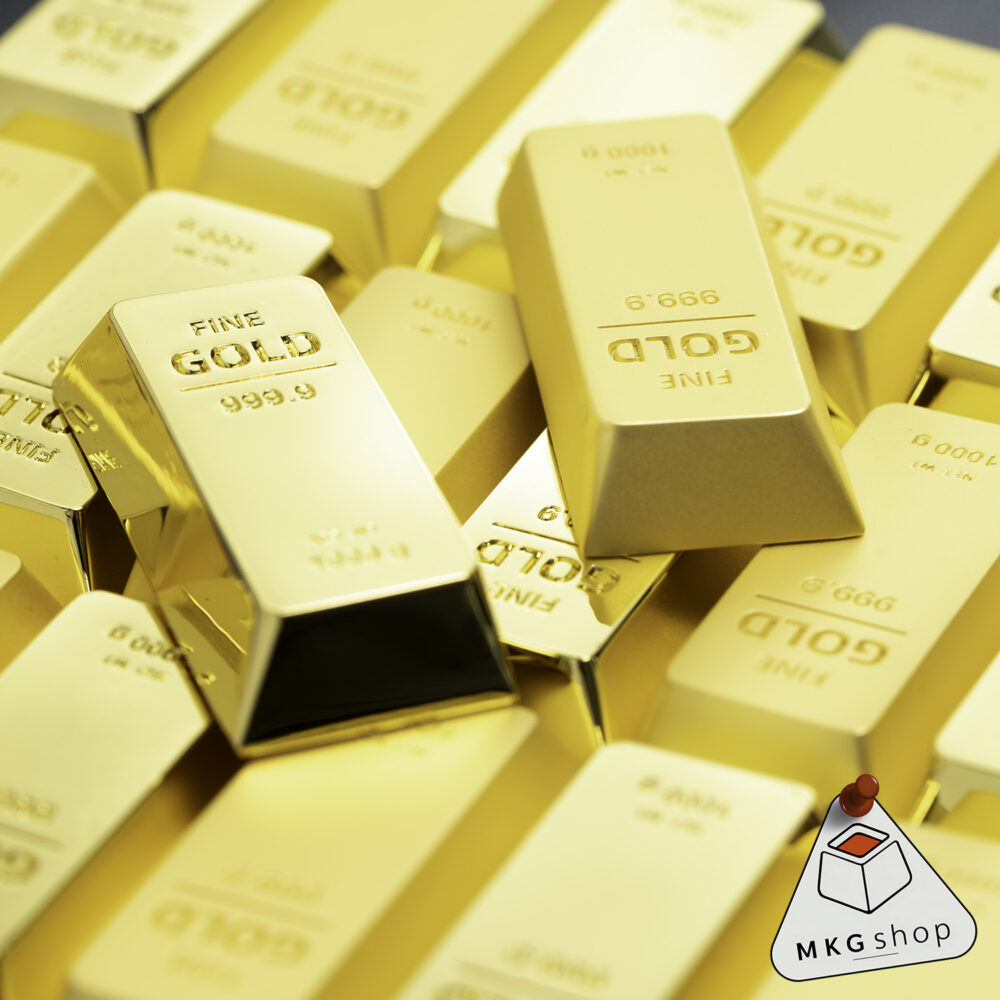 Keycap Gold Bar - thỏi vàng - chất liệu kim loại