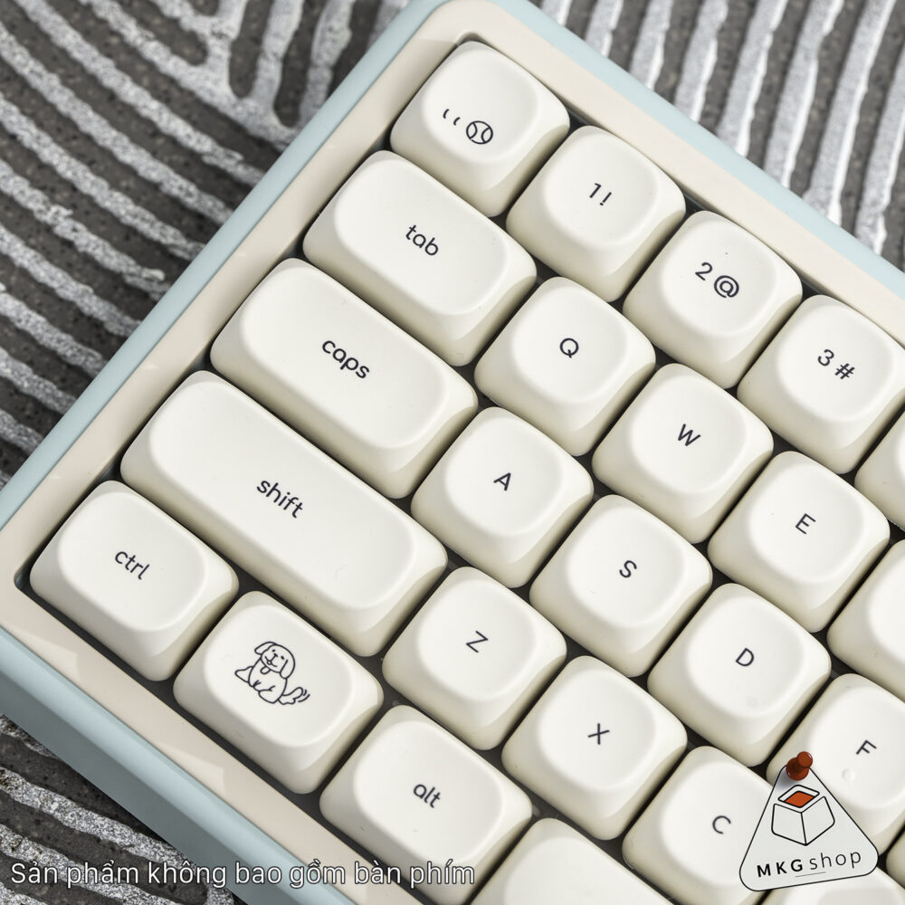 Keycap Chó mini - MOA profile - PBT dày in dyesub