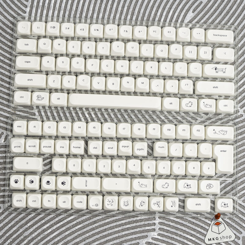 Keycap Chó mini - MOA profile - PBT dày in dyesub - Ảnh 5