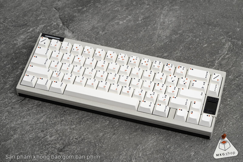 Keycap Aka Haiiro White | PBT dyesub | Cherry profile - Ảnh 5