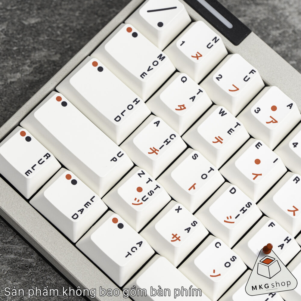 Keycap Aka Haiiro White | PBT dyesub | Cherry profile