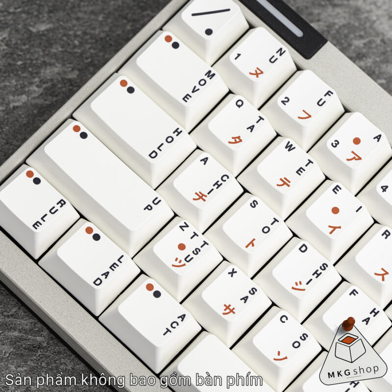 Keycap Aka Haiiro White | PBT dyesub | Cherry profile