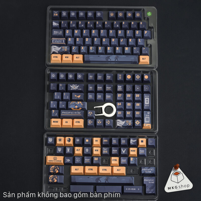 Keycap Pacific Rim - Đại chiến thái bình dương - PBT dyesub - Cherry profile - Ảnh 2