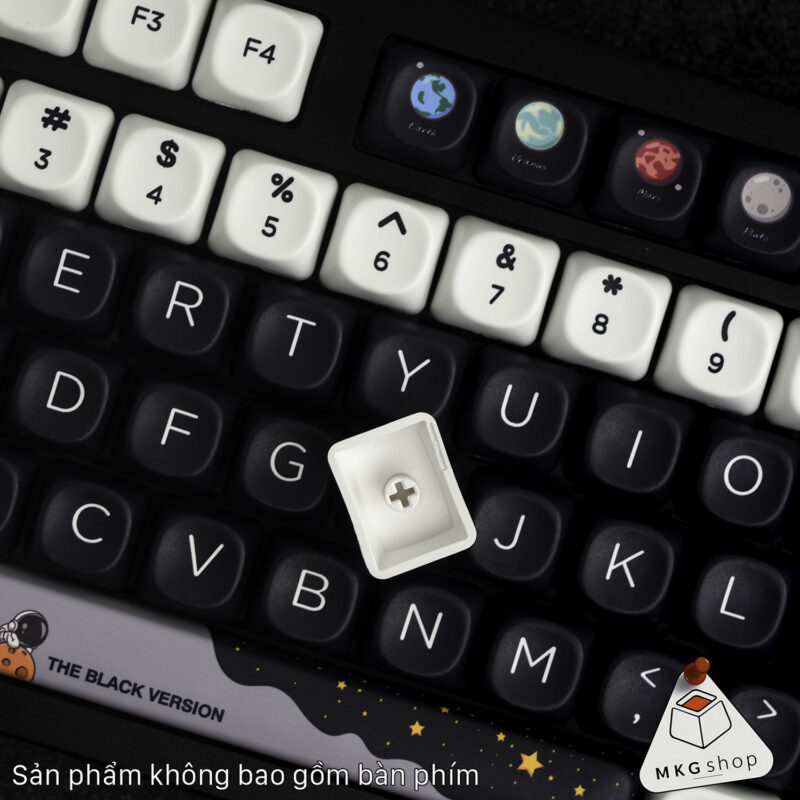 Keycap Black Astronaut - MOA profile - PBT dyesub - Hình ảnh 6